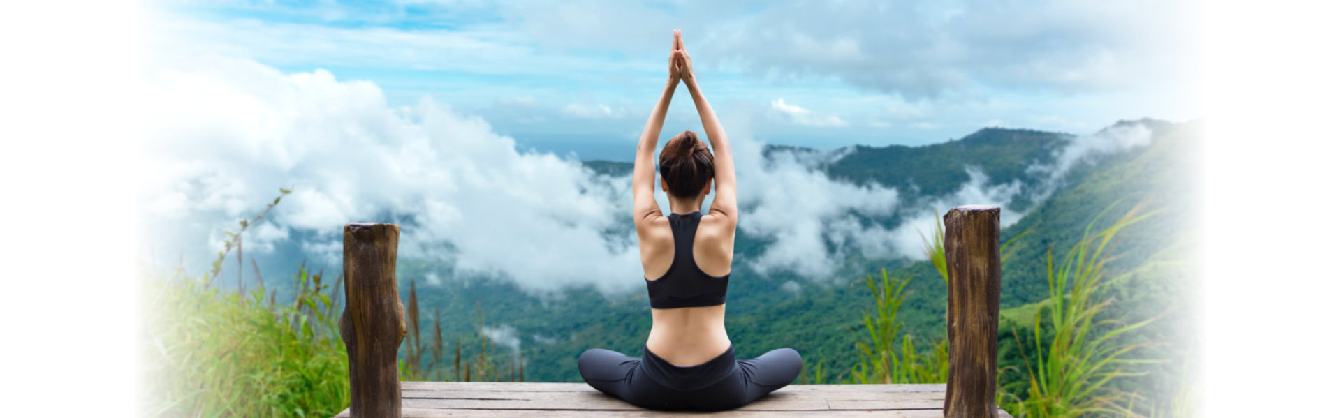 Healthy woman lifestyle balanced practicing meditate
